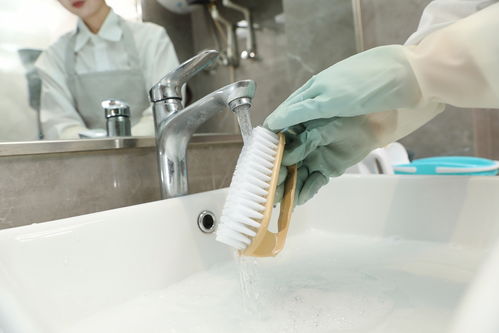 家政清洗打掃保潔清潔工服務女性人物攝影圖 攝影